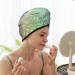 Super Absorbent Glitter Microfiber Hair Towel Wrap - Quick Dry Coral Velvet Cap for All Hair Types - Buy Online on GoSupps.com