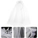 Amosfun Children's White Wedding Veil - Short Bride Veil Hair Accessories for Girls Perfect for Costumes & Photo Props - Buy Online on GoSupps.com