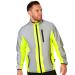 BTR Reflective Running Jacket and Cycling Jacket Men with Reflector L Yellow