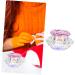 NUSITOU 1pc Nail Art Crystal Cup Mini Dappen Dish Glass Containers Glass Nail Art Cup Clear Container with Lid Glass Dappen Cup Small Containers with Lids Liquid Crystal Art Glass Love Cup 7.5x6cm Pink - Buy Online on GoSupps.com