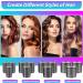 Rollers Hair Curlers 48 Pcs Set with 24Pcs Hair Rollers 4 Sizes (6 Jumbo Rollers/6 Large Rollers/6 Medium Rollers/6 Small Rollers) and 24 Pcs Hair Clips for Long Medium Short Hair (Black) - Buy Online on GoSupps.com