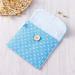 Cabilock Sky Blue Polka Dot Storage Pocket Organizer for Women | Stylish Sanitary Bag for Menstruation & Everyday Essentials - Buy Online on GoSupps.com