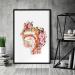 Inspirational Respiratory System Watercolor Wall Art for Medical Office - Modern Canvas Home Decor - 16x24 Inch Framed Black - Buy Online on GoSupps.com