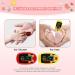 Pulse Oximeter for Kids (2-12) | Rechargeable Oxygen & Heart Monitor | Portable Fingertip Blood Oxygen Meter (Red - Buy Online on GoSupps.com
