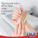 Lola Hand & Nail Brush | Dual-Sided Soft & Stiff Bristles | Wooden No-Slip Grip | Clean Hands and Fingernails - Buy Online on GoSupps.com