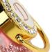 Gold Baby Pacifier Set with Rhinestones for 6-18 Months - Lightweight & Stylish (Letter D) - Buy Online on GoSupps.com