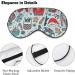Ugly Christmas Sweater Party Sleep Mask | Adjustable Eye Cover for Sleeping | Blocks Light for Night Travel Nap | Men Women - Buy Online on GoSupps.com