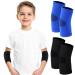 Kids Elbow Brace Knit Compression Elbow Sleeve Compression Brace Gym Arm Sleeve Gym Elbow Support for Boys and Girls Teen Weight Lifting Sports(2 Pieces,Medium) 2 Medium