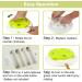 Pettom Interactive Cat Toy | Electric Butterfly Funny Exercise Toy for Kittens | Rotating Pop N Play Toy with Replacement Feathers | Green - Buy Online on GoSupps.com