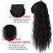 Ponytail Extensions 22" Synthetic Fluffy Curly Ponytail Hairpieces Clip in Ponytail Hair Extensions for Women Long Corn Wave Ponytail Extensions for Women(Color:004) 22inch 004 - Buy Online on GoSupps.com