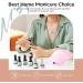Modelones Gel Nail Kit 28 Colors Fall Winter Gel Nail Polish Set with Lamp - DIY Home Nail Curing Kit for Women - Buy Online on GoSupps.com