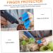 Toyvian 15pcs Finger Protectors | Latex & Silicone Finger Cots Sleeves & Caps - Non-Slip Tips for Crafts & DIY Projects - Buy Online on GoSupps.com