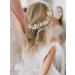 Gold Starfish & Pearl Flower Girl Headpiece - Wedding Hair Accessories for Communion, Prom, Birthday - Women/Girls - Buy Online on GoSupps.com