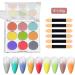 Poudre pigment e pour ongles Finition miroir arc-en- Ensemble de poudres | Brillant Art d grad arc-en- pour d coration d'ongles DIY pour P ques Halloween No l CF01 - Buy Online on GoSupps.com
