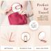 1X 15X Magnifying Makeup Mirror | Double Sided Handheld Mirror | 360 Degree Rotation | Travel Mirror - Buy Online on GoSupps.com