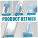 Travel Toothbrush Set - 2PCS 3 in 1 Kit with Refillable Toothpaste Tube & Case | Portable Toothbrush for Travel Camping Business Trips - Buy Online on GoSupps.com