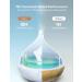 500ml Essential Oil Diffuser - Large Capacity Humidifier with Dual Fog Mode Smart Timer & Cooling Nebula | Aromatherapy in White - Buy Online on GoSupps.com