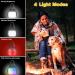 2 Pack LED Dog Collar Light USB Rechargeable Light up Dog Collar Lights 4 Modes Dog Light for dog harness Clip-On Dog Collar Tag Light IP65 Waterproof Safety Dog Lights for the Dark - Buy Online on GoSupps.com
