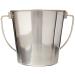 Advance Pet Product Heavy Stainless Steel Round Bucket 2-Quart