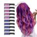 10 pieces of hair criminal ridge new temporary hair color chalk for children girls washable for birthday gift halloween Thanksgiving Christmas party cosplay (white)