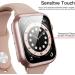 Landhoo 6 Pack case for Apple Watch Series SE/6/5/4 40mm Screen Protector with Tempered Glass Hard PC HD Full Cover Protective iwatch. Black+Clear+Pink+Rose gold+Silver+Classic Leopard only for 40mm - Buy Online on GoSupps.com