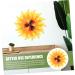 Alipis 4pcs Wrought Iron Sunflower Hanging Emblems Tote Bags for Women Sunflower Wall Ornament Indoor Plant 30x30cmx4pcs Yellowx4pcs - Buy Online on GoSupps.com