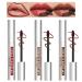 Pakivs 3Pcs Peel Off Lip Liner, Long Lasting Tattoo Lip Pencil, Waterproof Peel Off Matte Finish Lip Stain Highly Pigmented Lip Gloss