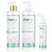 Dove Hair Therapy Regimen Hair Set for Dry Scalp Shampoo, Conditioner and Leave-On Scalp Treatment with Vitamin B3 3 Count