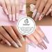Beetles Clear French Acrylic Nail Tips - Half Cover False Nails with Case for DIY Nail Art at Home - Buy Online on GoSupps.com