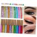 Didiseaon 20 Pcs Metallic Liquid Eyeliner Eyeshadow Shimmery Eyeliner Glitter Eyeliner - Buy Online on GoSupps.com
