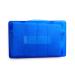 Brillen case + masken case included.Slim and discreet.Made of plastic washable (1x blue with aperture included).1x Blu Con Masina Omaggio