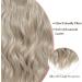 Invisible Wire Hair Extension Clip in Natural Wavy Synthetic Hair - 16 inch Pearl Platinum Blonde - Adjustable Size - Secret Hair Piece for Women - Buy Online on GoSupps.com