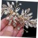 Ipetboom Hair Decorations Wedding Hair Accessories for Women Bride Headpieces for Wedding Pearl Hair Clip Hair Claw Hair Comb Rhinestone Headdress Pearl Inlaid Comb Headgear Fine - Buy Online on GoSupps.com