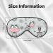Buy SSIMOO Cute Zebra Soft Sleep Eye Mask | Breathable Eye Patch for Women | Ideal Travel & Relaxation Accessory - Black - Buy Online on GoSupps.com