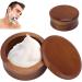 Premium Wooden Shaving Soap Bowl with Lid | 4.5 x 2.2 Inch | Easy Peel for Men | International Shipping - Buy Online on GoSupps.com