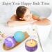OFUN Bath Bombs & Scented Candles Gift Set | Large Bombs for Women | Spa Gift Idea | Mother's Day Birthday | 5 Bubble Balls & 4 Organic Soy Candles - Buy Online on GoSupps.com