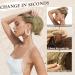 Buy BARSDAR Short Pferance Dut Blond Hair Extension - 20cm Synthetic Chignon with Kamm Clip for Women - Mixed Blonde Urban Style - Buy Online on GoSupps.com