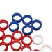 Dacvgog 50 Pieces of Silicone Finger Rings for Any Scissors Insert Hair Cutting Styling Tools Accessories Mixing Colors - Buy Online on GoSupps.com