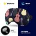 Multicolored Guitars Sleep Mask - Adjustable Strap, Blocks Light - for Men and Women - Buy Online on GoSupps.com