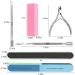 Wovte 11-Piece Nail File Set with Buffer Blocks, Cuticle Nipper, and Pusher - Manicure Tools for Dead Skin Trimming - Buy Online on GoSupps.com