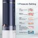 Portable Water Flosser with 5 Pressure Modes and 5 Jet Tips - Type C Rechargeable Oral Irrigator for Teeth Cleaning - Waterproof Travel Case Included - Buy Online on GoSupps.com