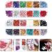 Lurrose 2 Boxes Nail Art Decorations Handmade 3D Nail Studs Colorful Manicure Jewelry - Buy Online on GoSupps.com
