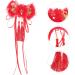 Beaupretty tassel hair accessories chinese new year hair accessories chinese hair clip Asia Chinese style festival hair clips Hanfu hairpin girl Metal temperament red hair clips - Buy Online on GoSupps.com