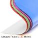 WOWOSS 112 Sheets Metallic Foil Origami Paper Set - Shiny Mirror Folding Paper for Art and Crafts - 7 Colors 6x6 Inch Cardstock Sheets for Scrapbooking and DIY Projects - Buy Online on GoSupps.com