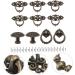 Mikikit Vanity Tray 1set Handle Set Kitchen Cabinet Door Handles Antique Drawer Ring Home Furniture Knob Household Rings - Buy Online on GoSupps.com