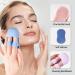 Silicone Finger Facial Cleansing Brush - Gentle Exfoliator & Massager for Blackhead & Pore Cleansing - Mini Soft Face Scrubber for Men & Women (Light Pink) | International Shipping - Buy Online on GoSupps.com
