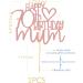 Happy 70th Birthday Mum Cake Topper - Mom Birthday Mother's Party Decorations Supplies Rose Gold 70th Birthday Cake Decoration Hb 70th Mum-rose Gold - Buy Online on GoSupps.com