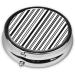 Black & White Stripe Round Pill Box - Mini 3 Compartment Travel Medicine Organizer | Portable Decorative Vitamin Holder - Buy Online on GoSupps.com