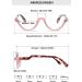 Shop Lanomi Fashion Half-Frame Reading Glasses - Blue Light Filter UV400 Protection Pink Frame & Tortoise Arm - Perfect Visual Aid for Men & Women - Buy Online on GoSupps.com