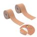 2 Rolls Kinesiology Tape Athletic Tape Waterproof Physio Tape for Pain Relief Muscle Joint Support 20 Precut 10" Strips Each Ideal for Muscle Support Injury Prevention(Begie)